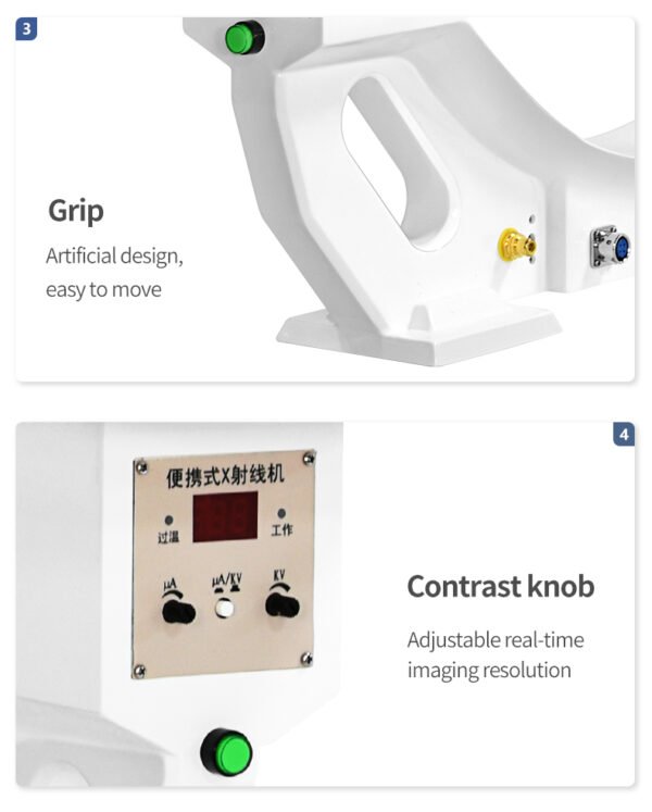 DYX-603Handheld fluoroscope machine portable x-ray Instrument smallest X ray diagnostic equipment price