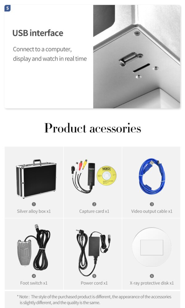 DYX-603Handheld fluoroscope machine portable x-ray Instrument smallest X ray diagnostic equipment price
