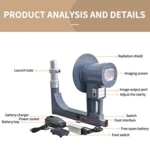 DYX-607 High quality medical mini X-ray machine portable for hospital fluoroscopy x ray machine