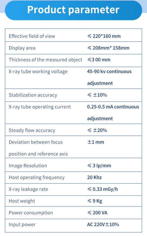 DYX-605 Wide-Field Portable X-Ray Machine with High-Precision Imaging