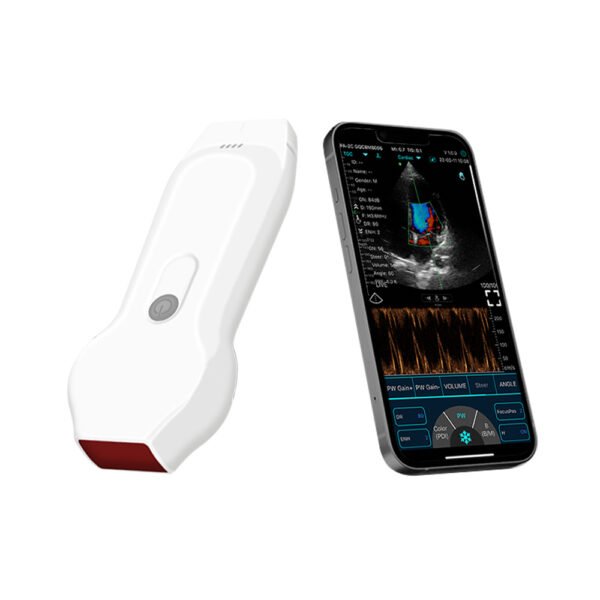 C10XL 侧视 手机 Handheld Dual Probe Color Ultrasound C10XL | Linear & Phased Array | USB & WiFi